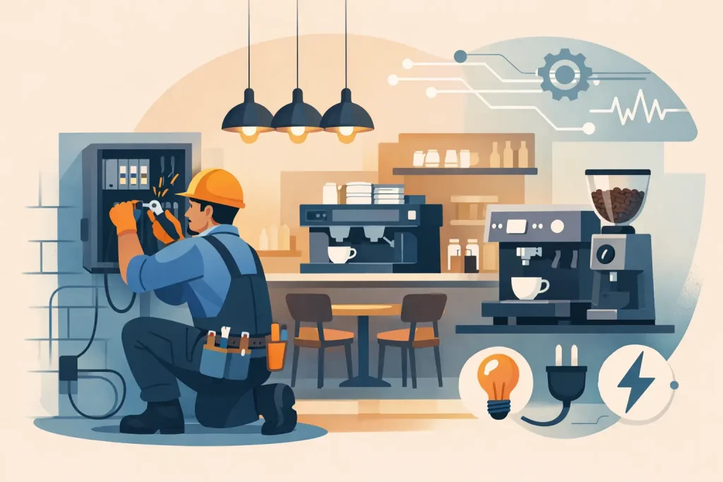 Electrical Fitout for Cafes That Works Hard