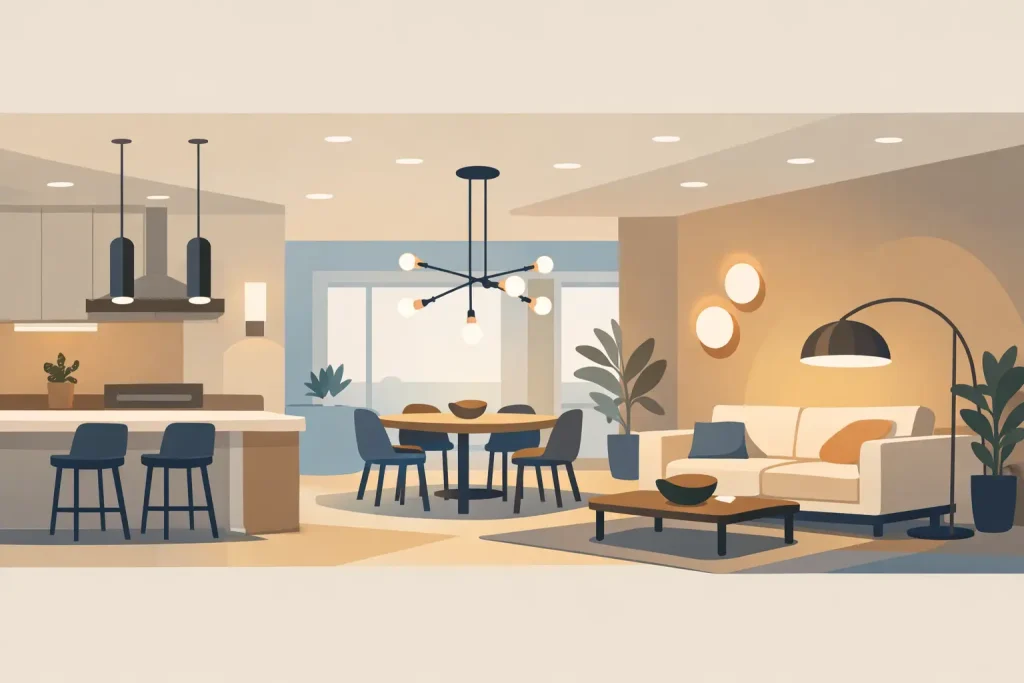 Best Lighting for Open Plan Homes That Works